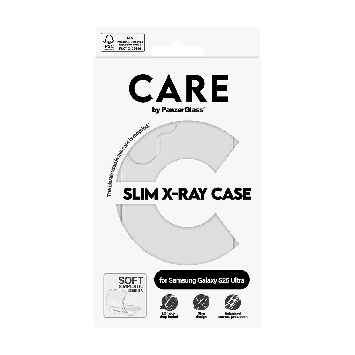 CARE by PanzerGlass Samsung Galaxy S25 Ultra Skal X-Ray Transparent