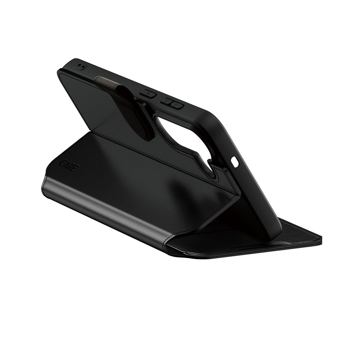 CARE by PanzerGlass Samsung Galaxy S26 FE Fodral Wallet Kickstand Svart