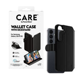 CARE by PanzerGlass Samsung Galaxy S26 FE Fodral Wallet Kickstand Svart