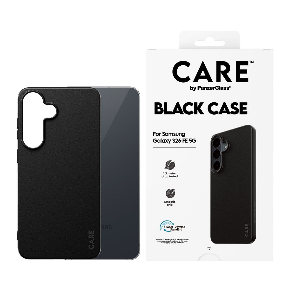 CARE by PanzerGlass Samsung Galaxy S26 FE Skal TPU Svart
