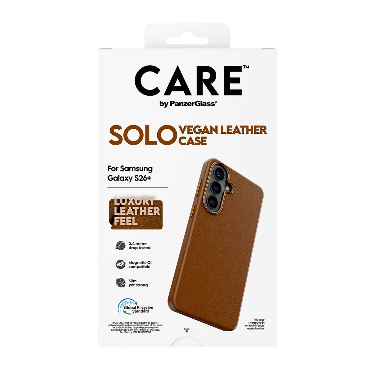 CARE by PanzerGlass Samsung Galaxy S26 Plus Skal Solo MagSafe Brun