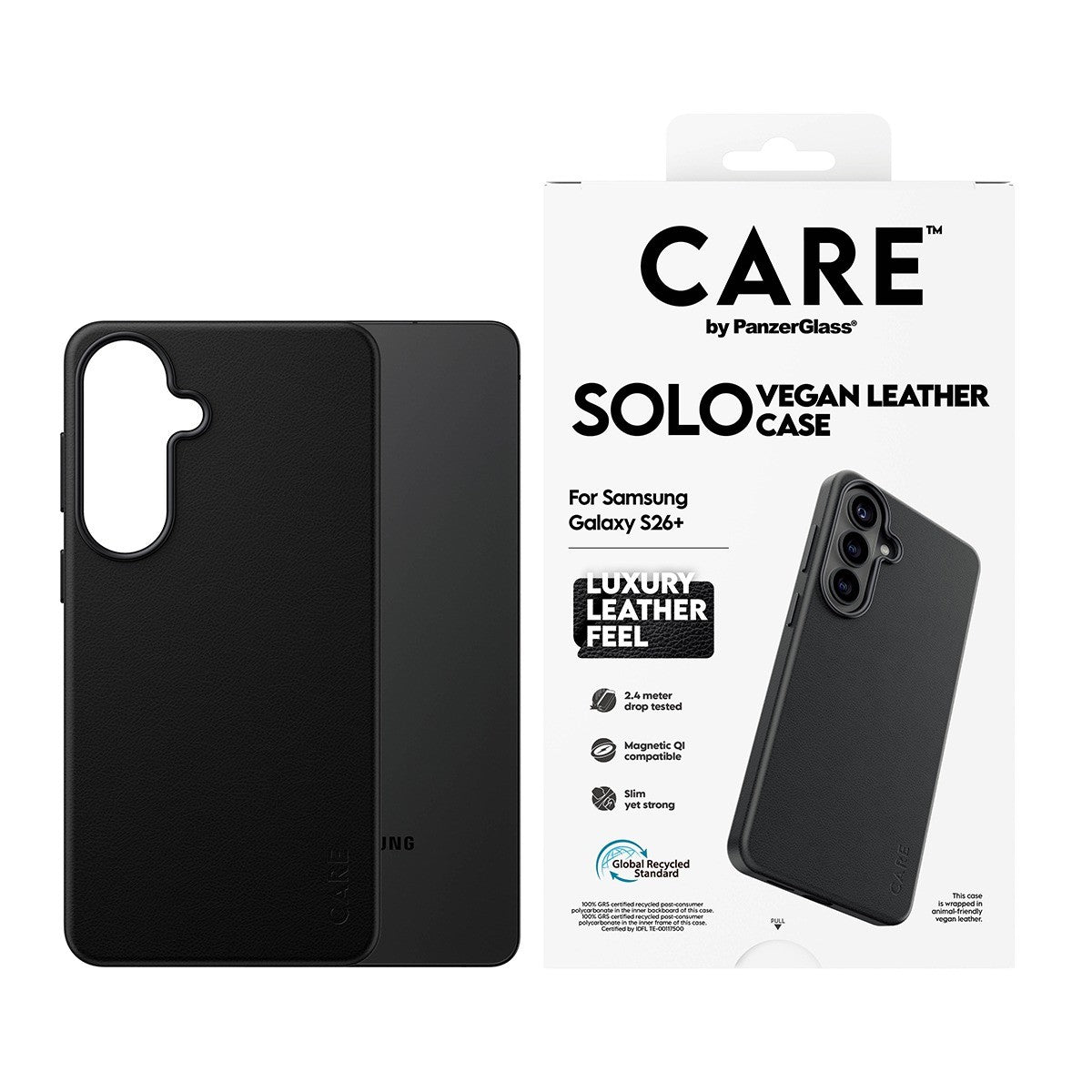 CARE by PanzerGlass Samsung Galaxy S26 Plus Skal Solo MagSafe Svart
