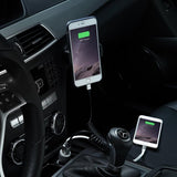 Just Mobile Billaddare USB Highway Max Svart Silver