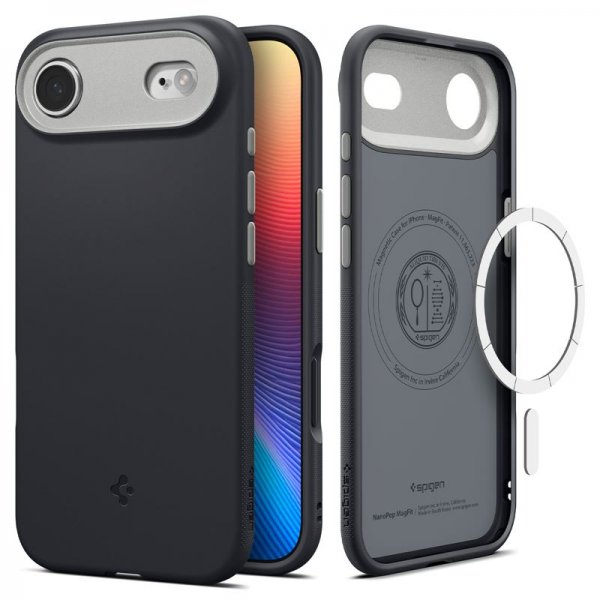 Spigen iPhone Air Skal Nano Pop MagFit Black Sesame