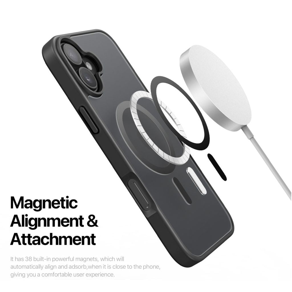 Dux Ducis iPhone 16 Skal Yind Series MagSafe Svart