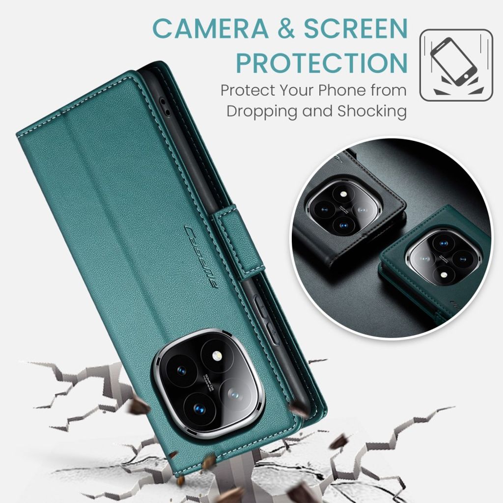 CaseMe Xiaomi Redmi Note 14 Pro 5G/14 Pro Plus 5G Fodral 023 Series Grön