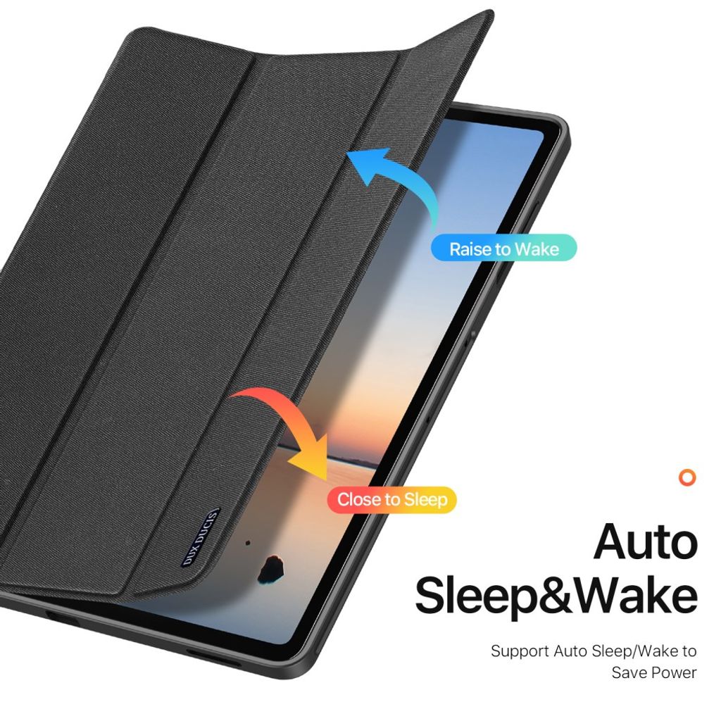 Dux Ducis Samsung Galaxy Tab S12 Plus Fodral DOMO Series Svart