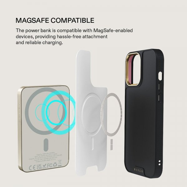 Burga Powerbank MagSafe 5000 mAh Celestial Guld