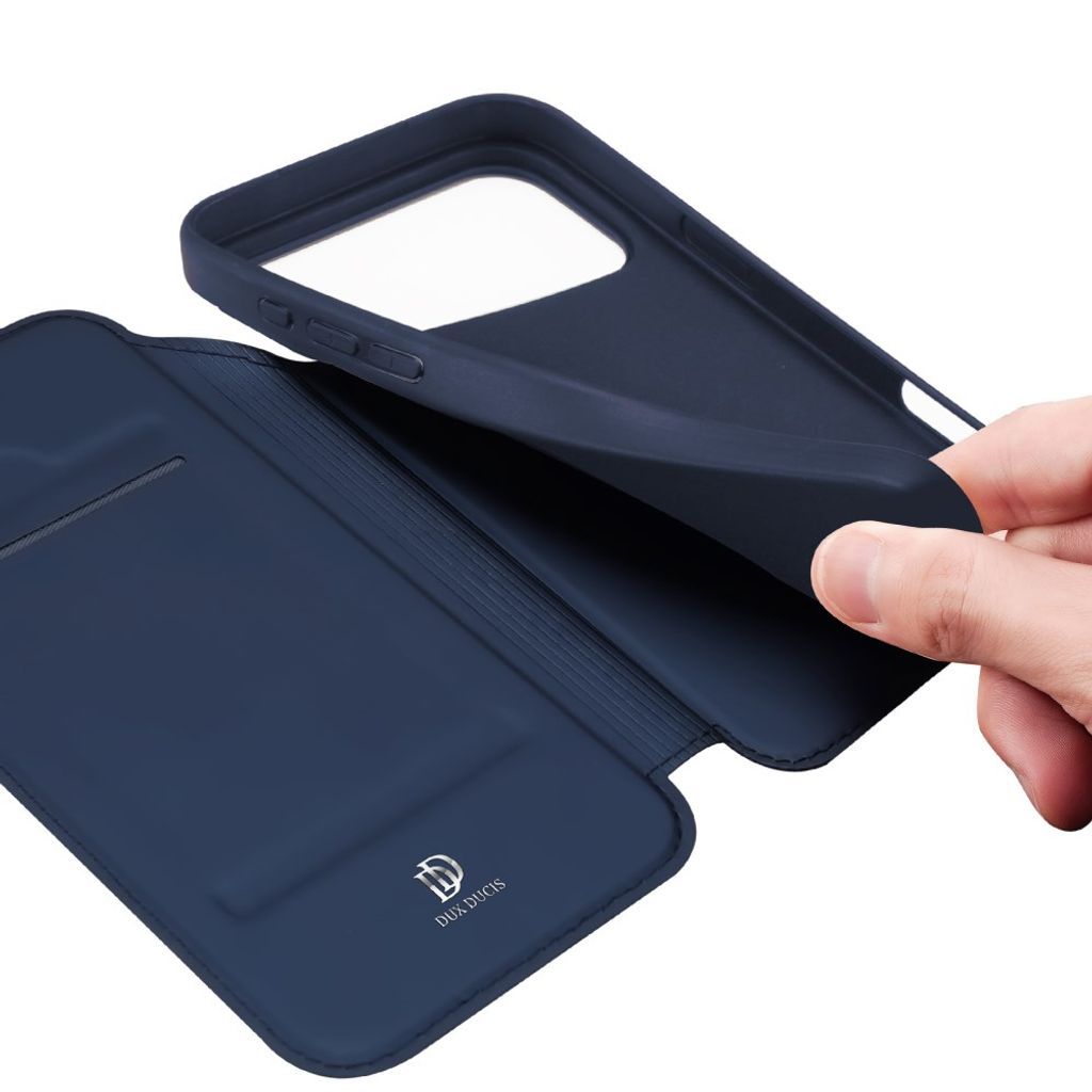 Dux Ducis iPhone 17 Pro/iPhone 18 Pro Fodral Skin Pro Series Blå