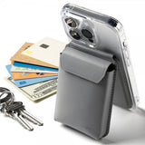 Ringke Korthållare Stand Pocket Magnetic MagSafe Light Gray