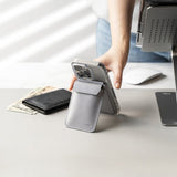 Ringke Korthållare Stand Wallet Magnetic MagSafe Light Gray