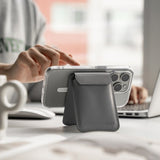 Ringke Korthållare Stand Wallet Magnetic MagSafe Light Gray