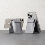 Ringke Korthållare Stand Wallet Magnetic MagSafe Light Gray