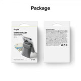 Ringke Korthållare Stand Wallet Magnetic MagSafe Light Gray