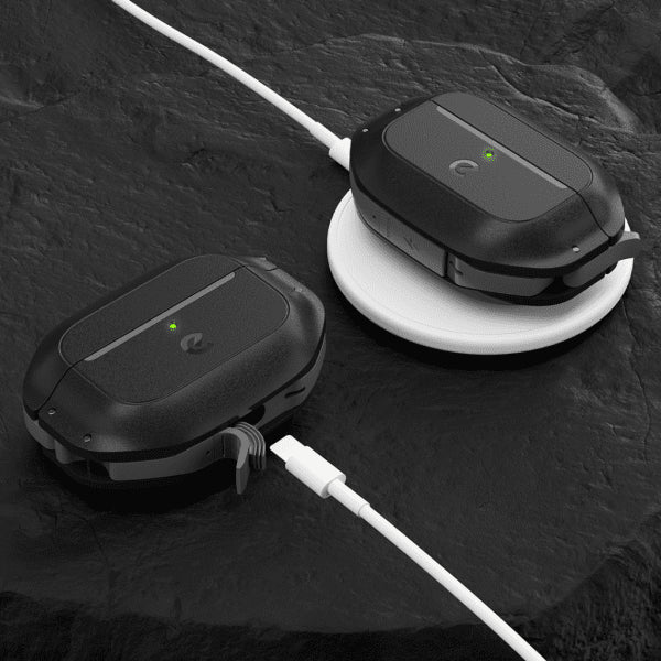 KeyBudz AirPods Pro 2 Skal Element Series Carbon Black