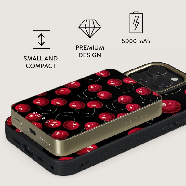 Burga Powerbank MagSafe 5000 mAh Cherrybomb Gold