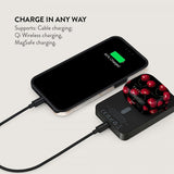 Burga Powerbank MagSafe 5000 mAh Cherrybomb Metallgrå