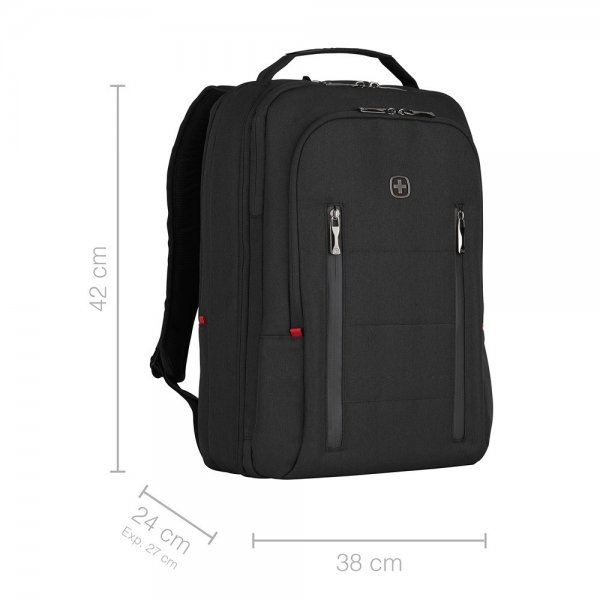 Wenger City Traveler Carry-On 16" Datorryggsäck Svart