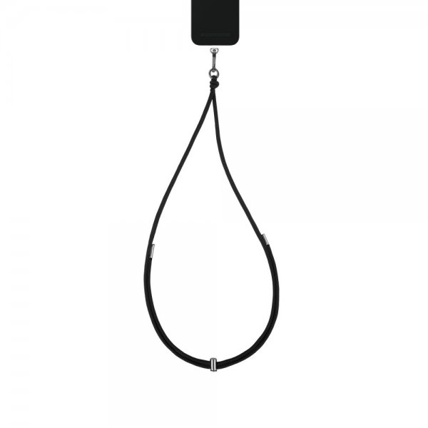 Ideal of Sweden Cord Phone Strap Coal Black