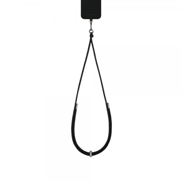 Ideal of Sweden Cord Phone Strap Coal Black