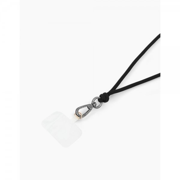 Ideal of Sweden Cord Phone Strap Coal Black