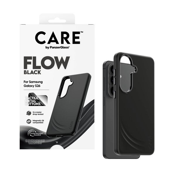 CARE by PanzerGlass Samsung Galaxy S26 Skal Flow MagSafe Svart
