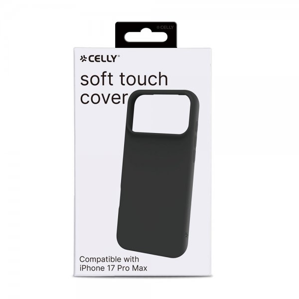 Celly iPhone 17 Pro Max Skal CROMO Svart