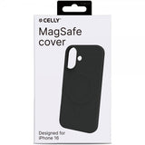 Celly iPhone 16 Skal CROMOMAG Svart