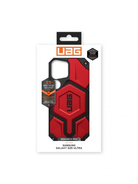 Urban Armor Gear (UAG) Samsung Galaxy S25 Ultra Skal Monarch Pro MagSafe Crimson