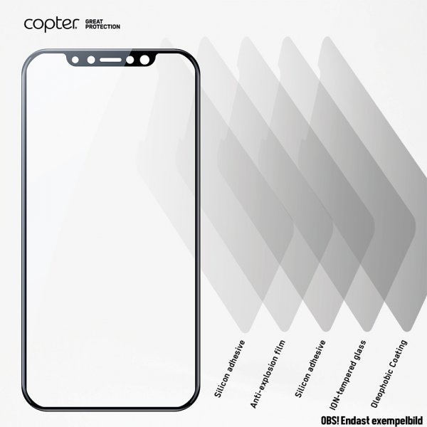 Copter Samsung Galaxy A70 Skärmskydd Exoglass Curved