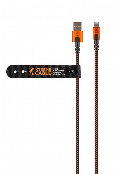 Xtorm Xtreme USB-A to Lightning Kabel 1.5m Svart Orange