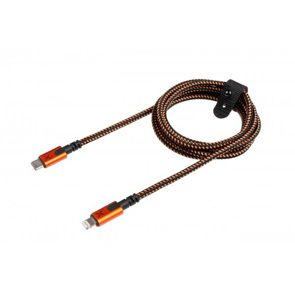 Xtorm Xtreme USB-C to Lightning Kabel 1.5m Svart Orange