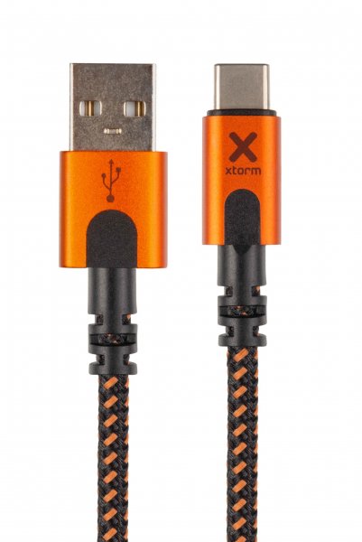 Xtorm Xtreme USB-A to USB-C Kabel 1.5m Svart Orange