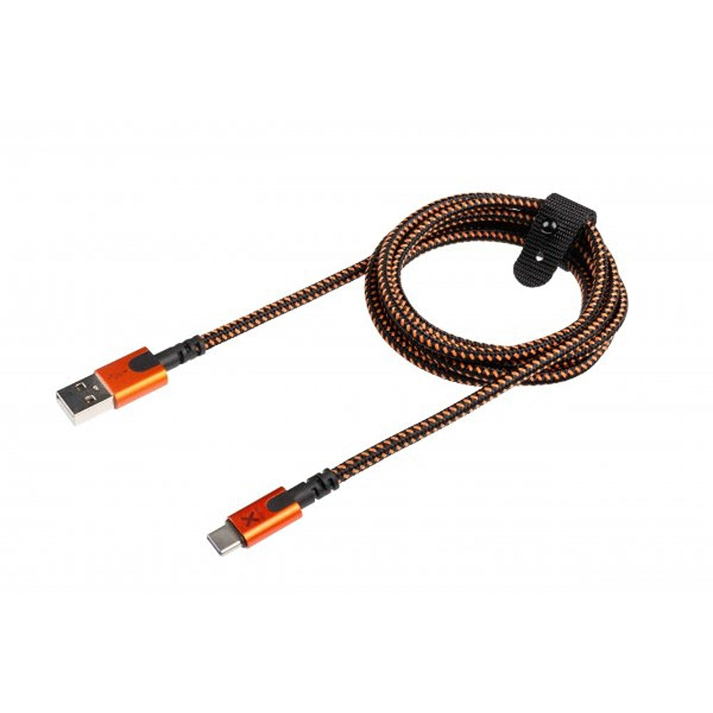 Xtorm Xtreme USB-A to USB-C Kabel 1.5m Svart Orange