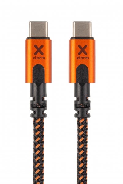 Xtorm Xtreme USB-C to USB-C PD Kabel 1.5m Svart Orange