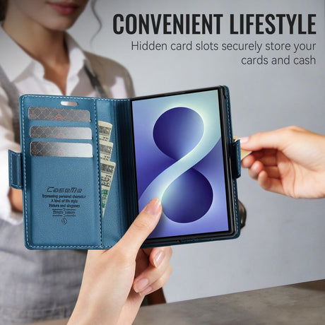 CaseMe Samsung Galaxy Z Fold 8 Fodral 023 Series Blå