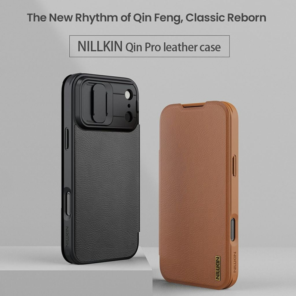 Nillkin iPhone 17 Pro/iPhone 18 Pro Fodral Qin Pro Svart