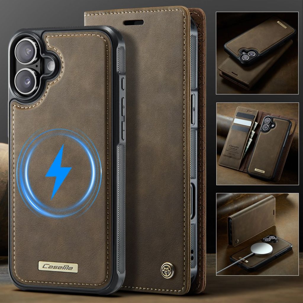 CaseMe iPhone 17 Fodral C49 Series Brun