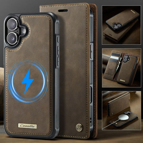 CaseMe iPhone 17 Fodral C49 Series Brun