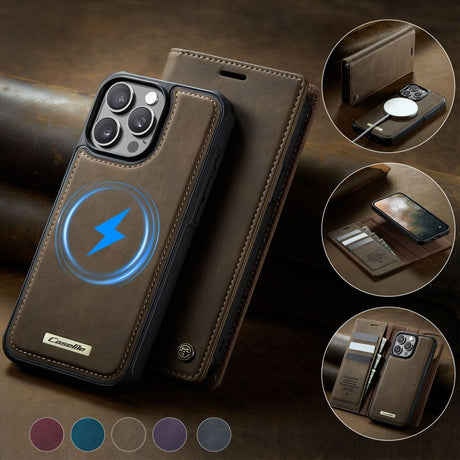 CaseMe iPhone 13 Pro Fodral C49 Series Brun