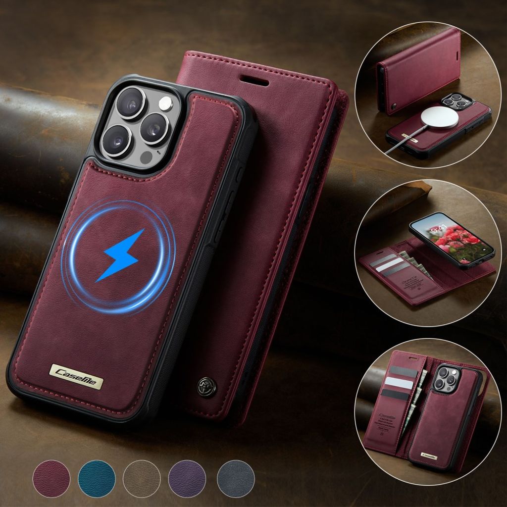 CaseMe iPhone 13 Pro Fodral C49 Series Röd