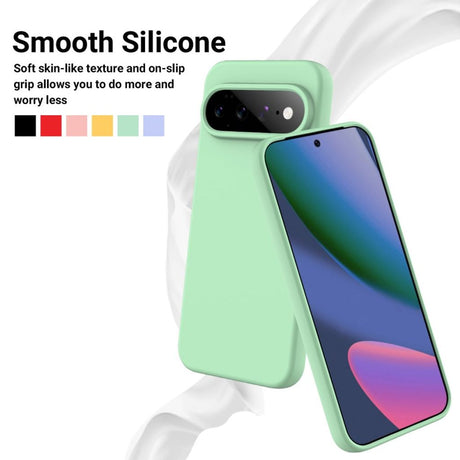 Google Pixel 11 Pro XL Skal med Strap Silikon Grön