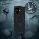 dbramante1928 iPhone 16 Skal Roskilde MagSafe Kick ICON Midnight
