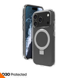 dbramante1928 iPhone 17 Pro/iPhone 18 Pro Skal Iceland Ultra MagSafe Kick D3O Transparent