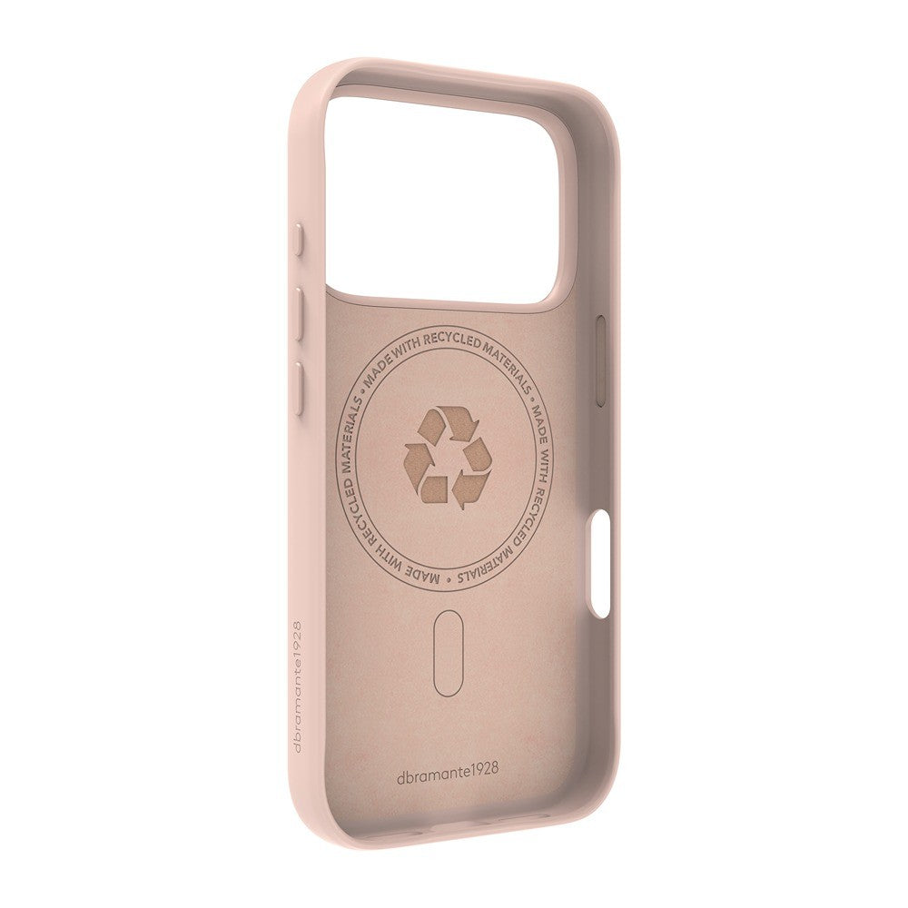 dbramante1928 iPhone 17 Pro/iPhone 18 Pro Skal Roskilde MagSafe Kick ICON Pink Sand