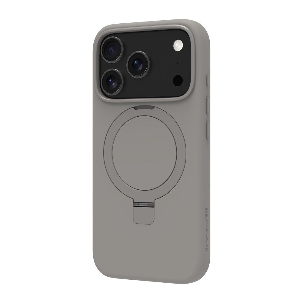 dbramante1928 iPhone 17 Pro/iPhone 18 Pro Skal Roskilde MagSafe Kick ICON River Stone
