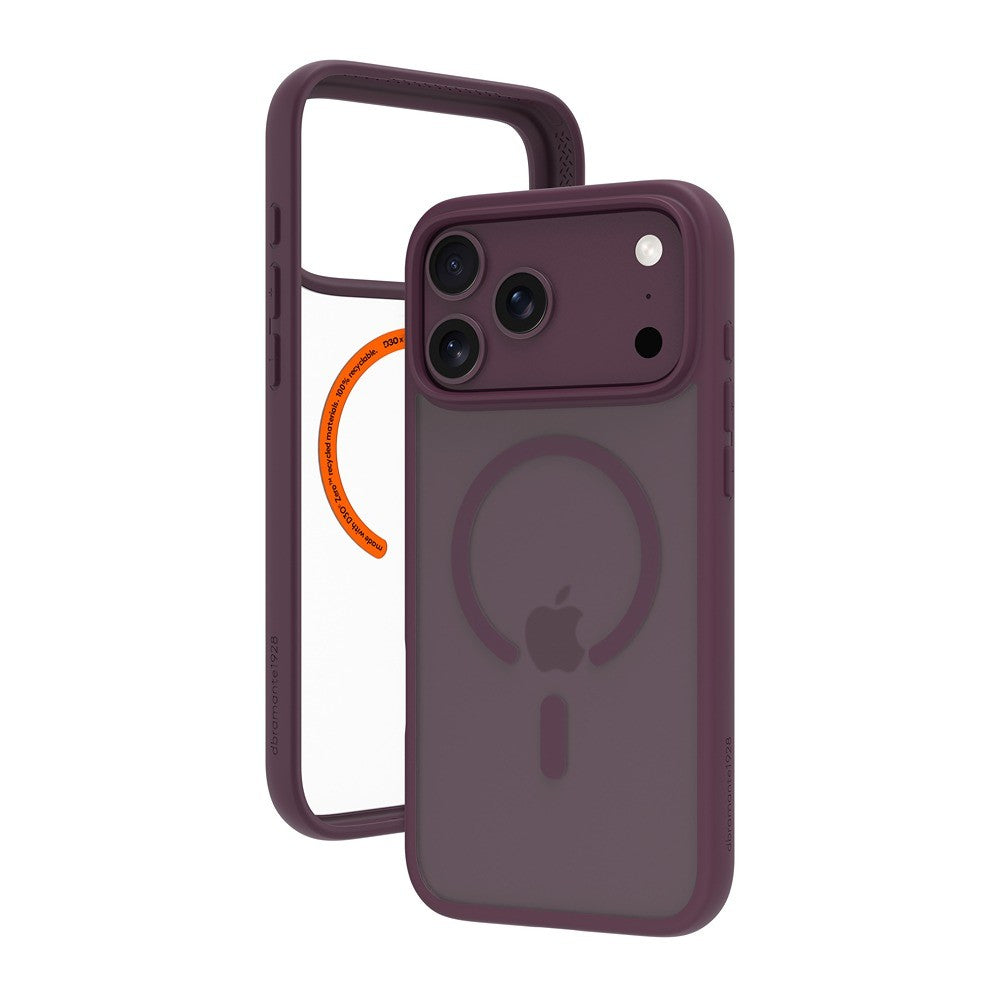dbramante1928 iPhone 17 Pro Max/iPhone 18 Pro Max Skal Grenen Ultra MagSafe Burgundy