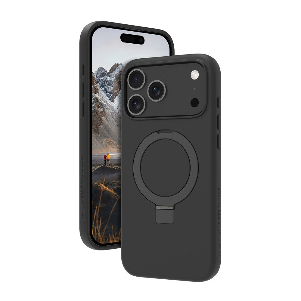 dbramante1928 iPhone 17 Pro Max/iPhone 18 Pro Max Skal Iceland Ultra MagSafe Kick D3O Svart