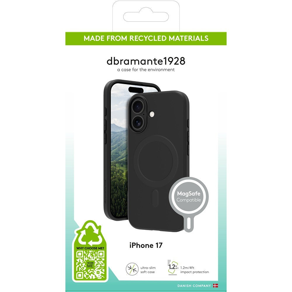 dbramante1928 iPhone 17 Skal Greenland Pro MagSafe Night Black