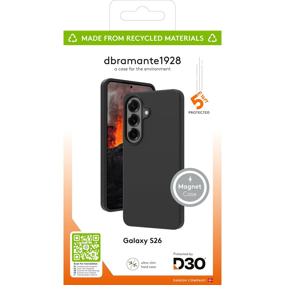 dbramante1928 Samsung Galaxy S26 Skal Iceland Ultra Magnet Svart
